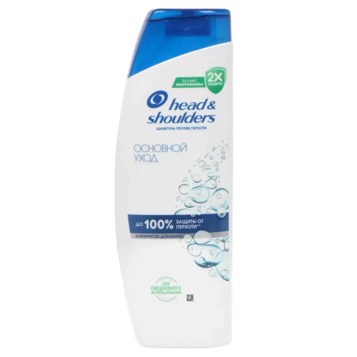 HEAD&SHOULDERS шампунь д/волос основной уход 360мл